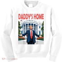 Trump Daddys Home White House Kids Sweatshirt thumb 0