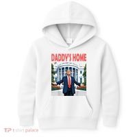 Trump Daddys Home White House Kids Hoodie thumb 0