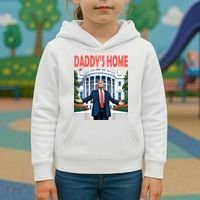 Trump Daddys Home White House Kids Hoodie thumb 3