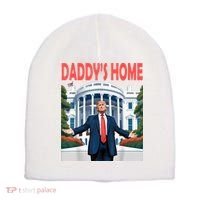 Trump Daddys Home White House Short Acrylic Beanie thumb 0