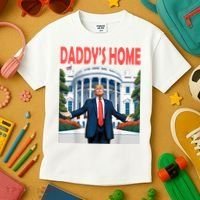 Trump Daddys Home White House Kids T-Shirt thumb 3
