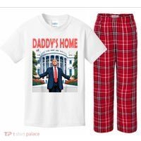 Trump Daddys Home White House Kids Plaid Pajama Set thumb 0