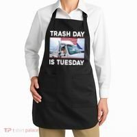 Trash Day Is Tuesday Trump Garbage Truck Love America Apron thumb 2