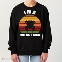 Thanksgiving Day I’m A Breast Man Turkey Women's Sweatshirt thumb 0