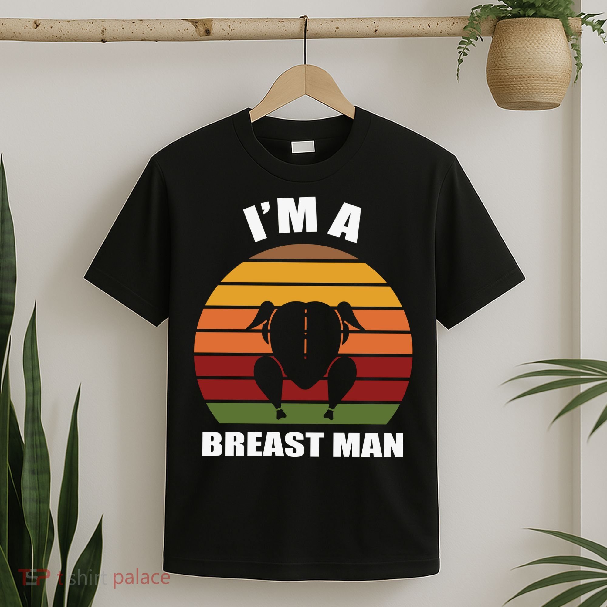 Thanksgiving Day I’m A Breast Man Turkey T-Shirt