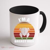 Thanksgiving Day I’m A Breast Man Turkey Coffee Mug thumb 1