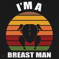 Thanksgiving Day I’m A Breast Man Turkey Coaster thumb 2