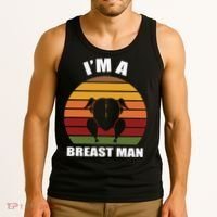 Thanksgiving Day I’m A Breast Man Turkey Tank Top thumb 3
