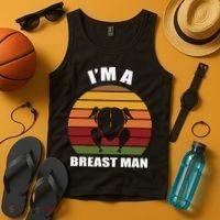 Thanksgiving Day I’m A Breast Man Turkey Tank Top thumb 4
