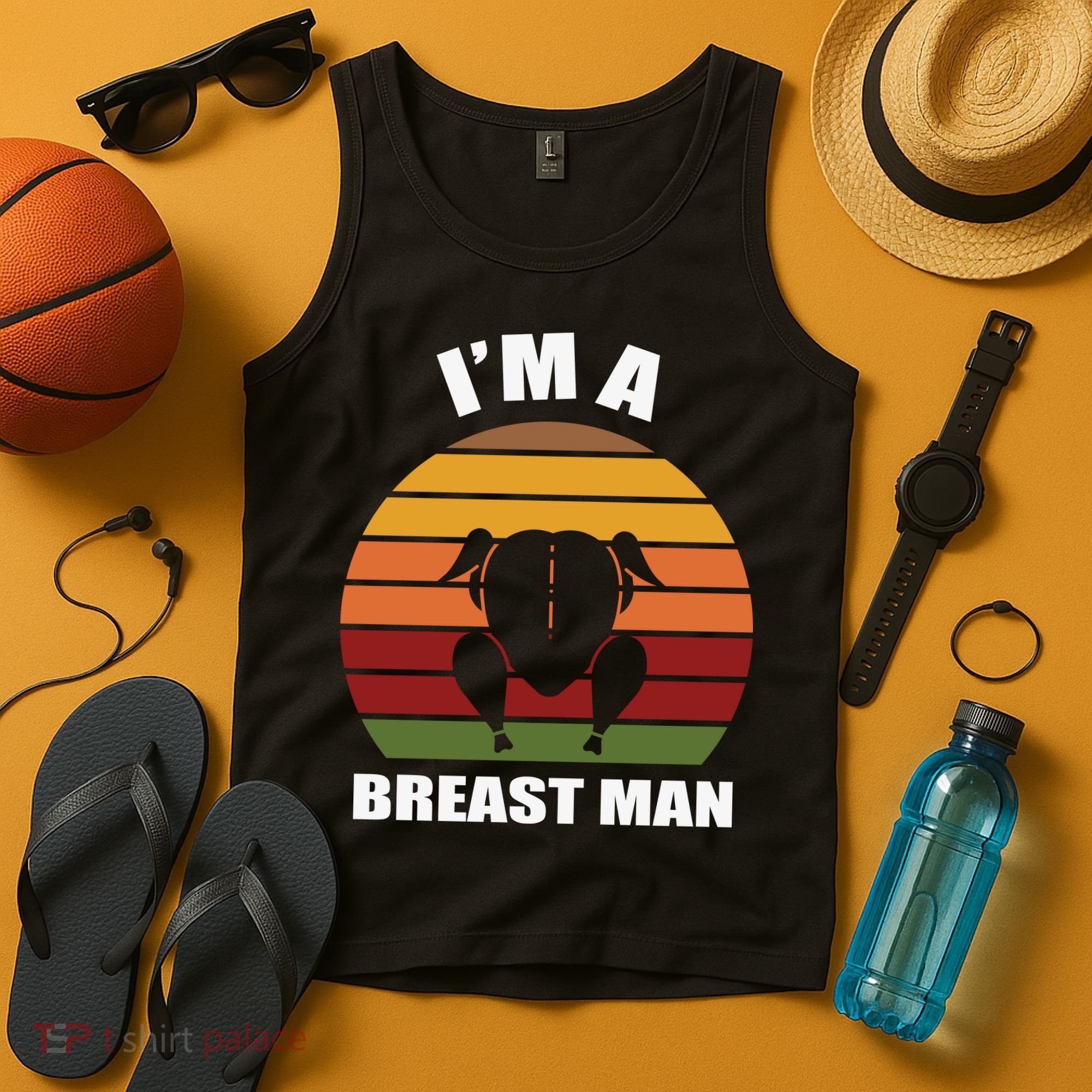 Thanksgiving Day I’m A Breast Man Turkey Tank Top