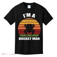 Thanksgiving Day I’m A Breast Man Turkey Kids T-Shirt thumb 0