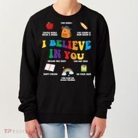 Testing Day I Believe In You State Test Teacher Women's Sweatshirt thumb 0