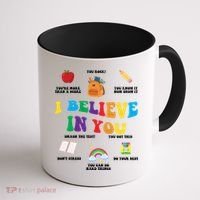 Testing Day I Believe In You State Test Teacher Coffee Mug thumb 1