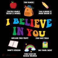Testing Day I Believe In You State Test Teacher Women's T-Shirt thumb 6
