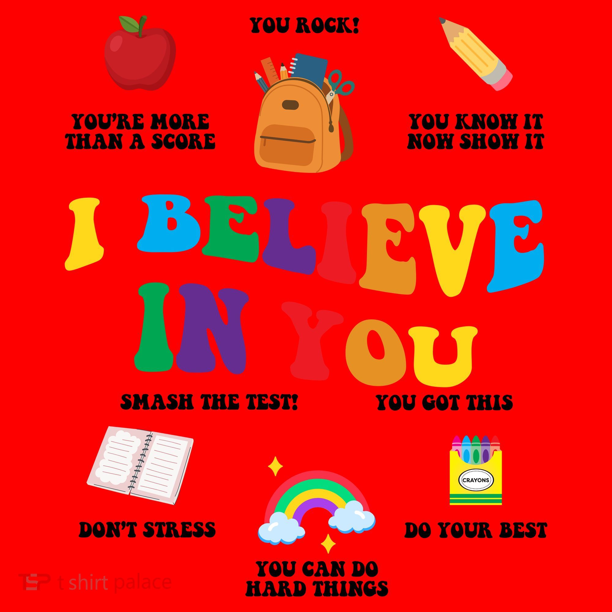 Testing Day I Believe In You State Test Teacher Santa Hat
