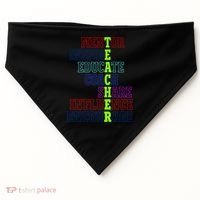 Teacher Definition Inspirational USA-Made Doggie Bandana thumb 0