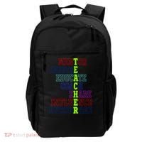 Teacher Definition Inspirational Backpack thumb 0