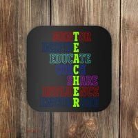 Teacher Definition Inspirational Coaster thumb 0