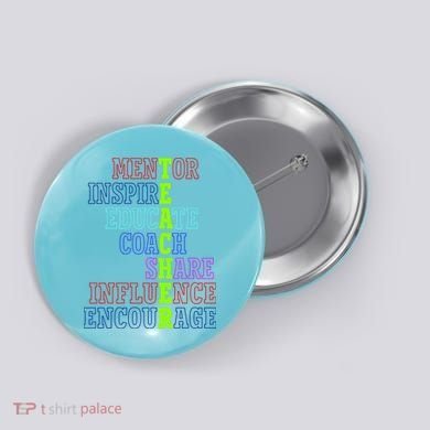 Teacher Definition Inspirational Button
