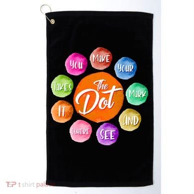The DOT International Dot Day Golf Towel