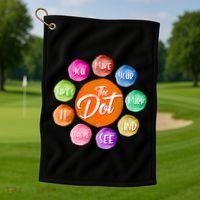 The DOT International Dot Day Golf Towel thumb 1