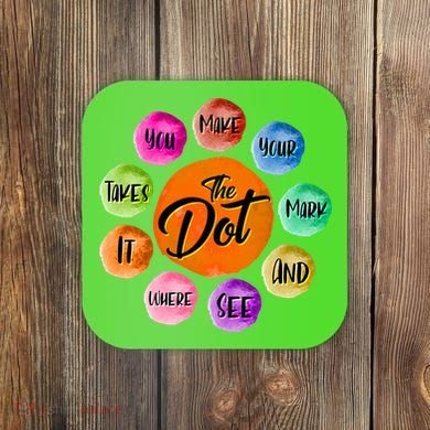 The DOT International Dot Day Coaster