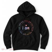 Tie Dye I Am Inspiration Christian Religious Bible Verses Hoodie thumb 0