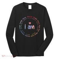 Tie Dye I Am Inspiration Christian Religious Bible Verses Long Sleeve Shirt thumb 0