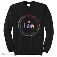 Tie Dye I Am Inspiration Christian Religious Bible Verses Sweatshirt thumb 0