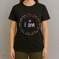 Tie Dye I Am Inspiration Christian Religious Bible Verses T-Shirt thumb 4