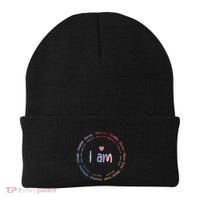 Tie Dye I Am Inspiration Christian Religious Bible Verses Beanie thumb 0