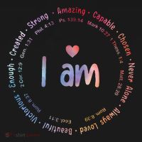 Tie Dye I Am Inspiration Christian Religious Bible Verses Women's Hoodie thumb 2