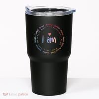Tie Dye I Am Inspiration Christian Religious Bible Verses Tumbler thumb 0