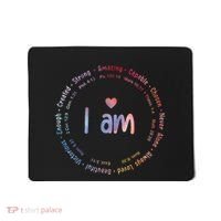 Tie Dye I Am Inspiration Christian Religious Bible Verses Mousepad thumb 0