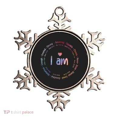 Tie Dye I Am Inspiration Christian Religious Bible Verses Ornament
