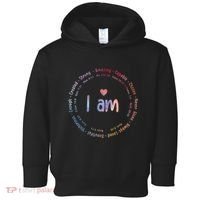 Tie Dye I Am Inspiration Christian Religious Bible Verses Toddler Hoodie thumb 0