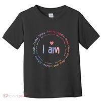 Tie Dye I Am Inspiration Christian Religious Bible Verses Toddler T-Shirt thumb 0