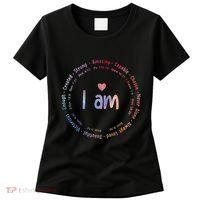 Tie Dye I Am Inspiration Christian Religious Bible Verses Women's T-Shirt thumb 0