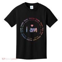 Tie Dye I Am Inspiration Christian Religious Bible Verses Kids T-Shirt thumb 0