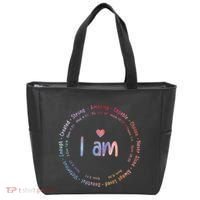 Tie Dye I Am Inspiration Christian Religious Bible Verses Tote Bag thumb 0
