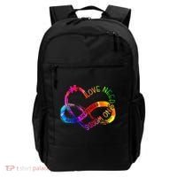 Tie Dye Infinity Heart Love Autism Awareness Needs No Words Backpack thumb 0