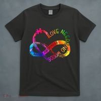 Tie Dye Infinity Heart Love Autism Awareness Needs No Words T-Shirt thumb 4