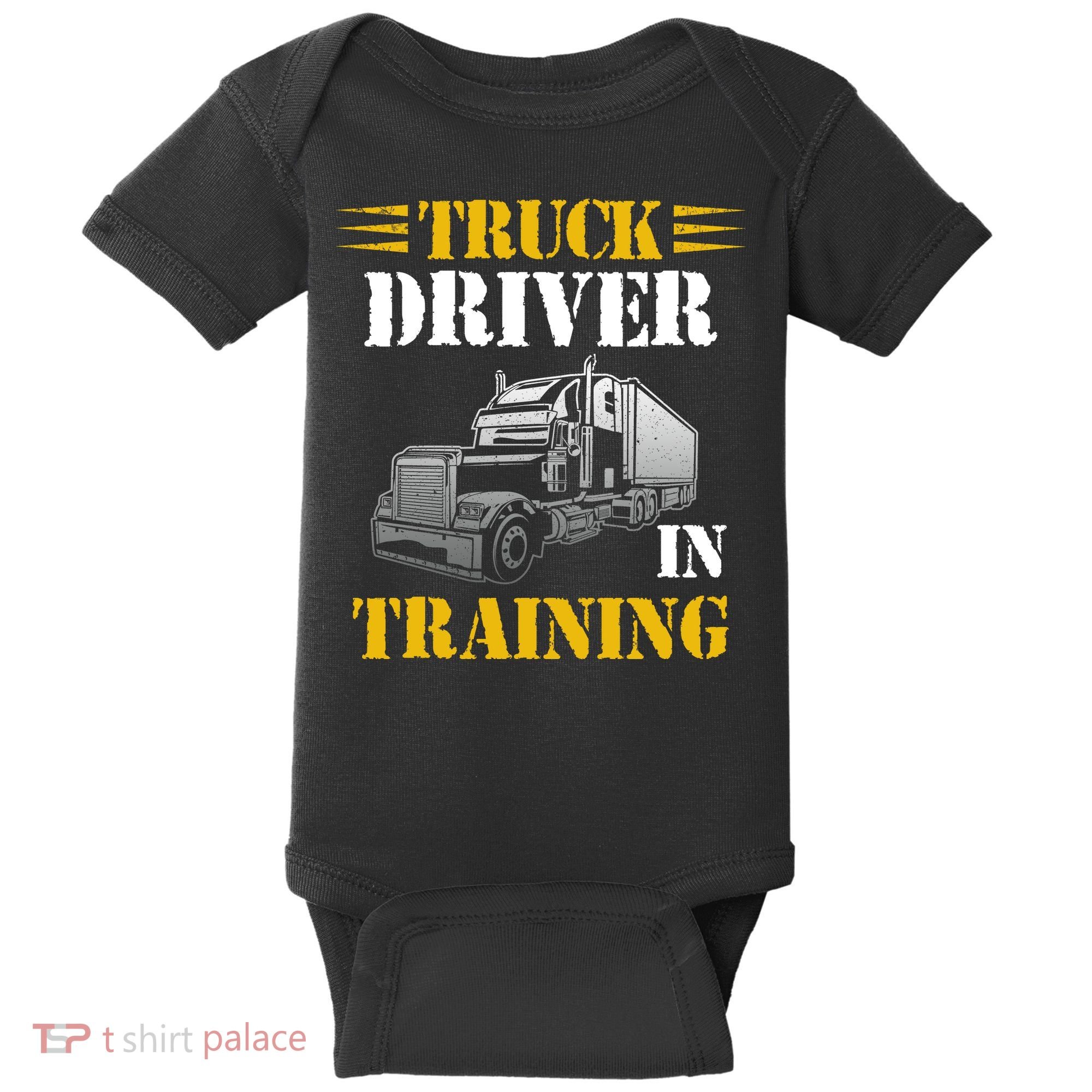 Truck Driver In Training Baby Bodysuit