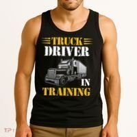 Truck Driver In Training Tank Top thumb 3