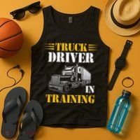 Truck Driver In Training Tank Top thumb 4