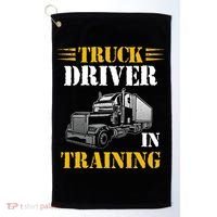 Truck Driver In Training Golf Towel thumb 0