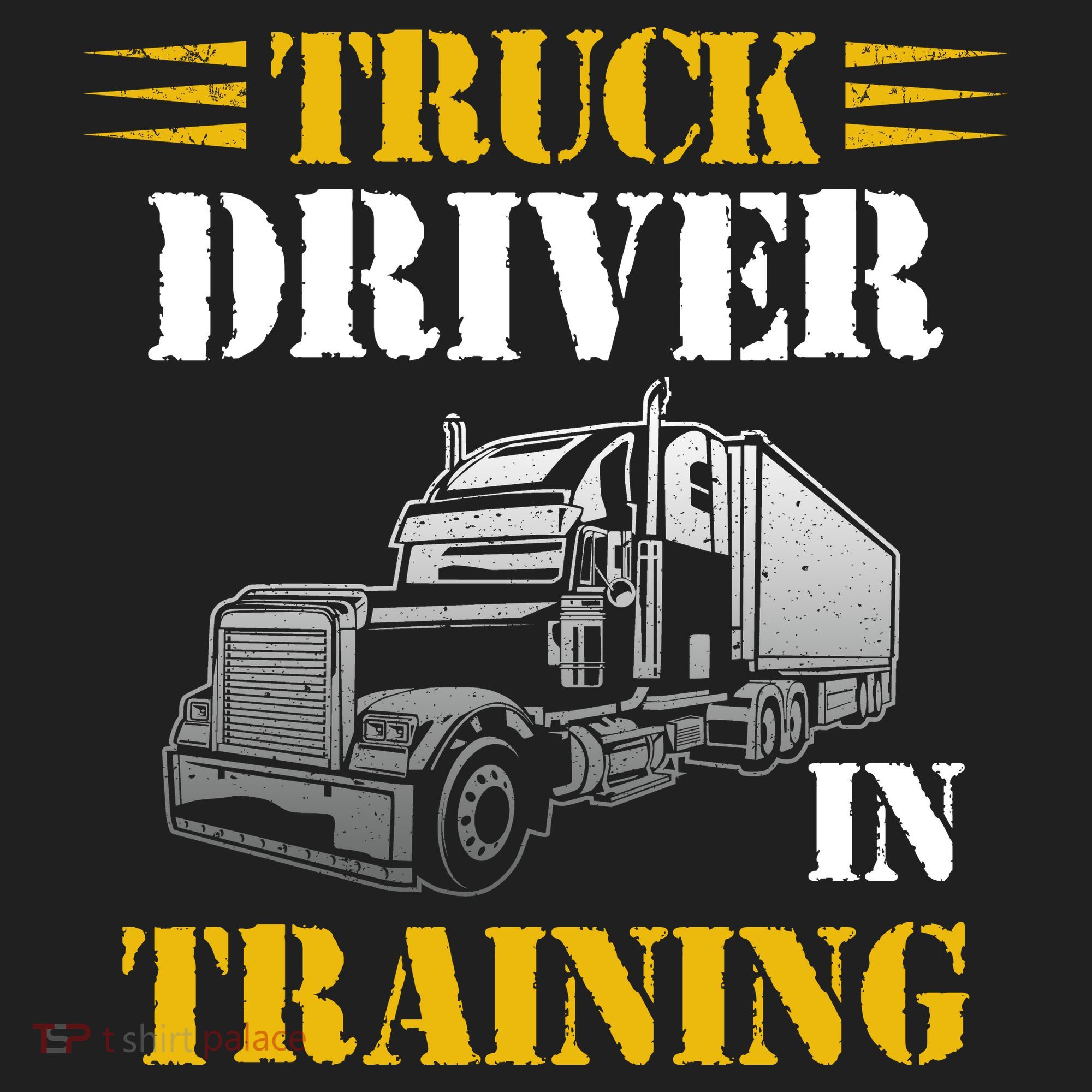 Truck Driver In Training Golf Towel