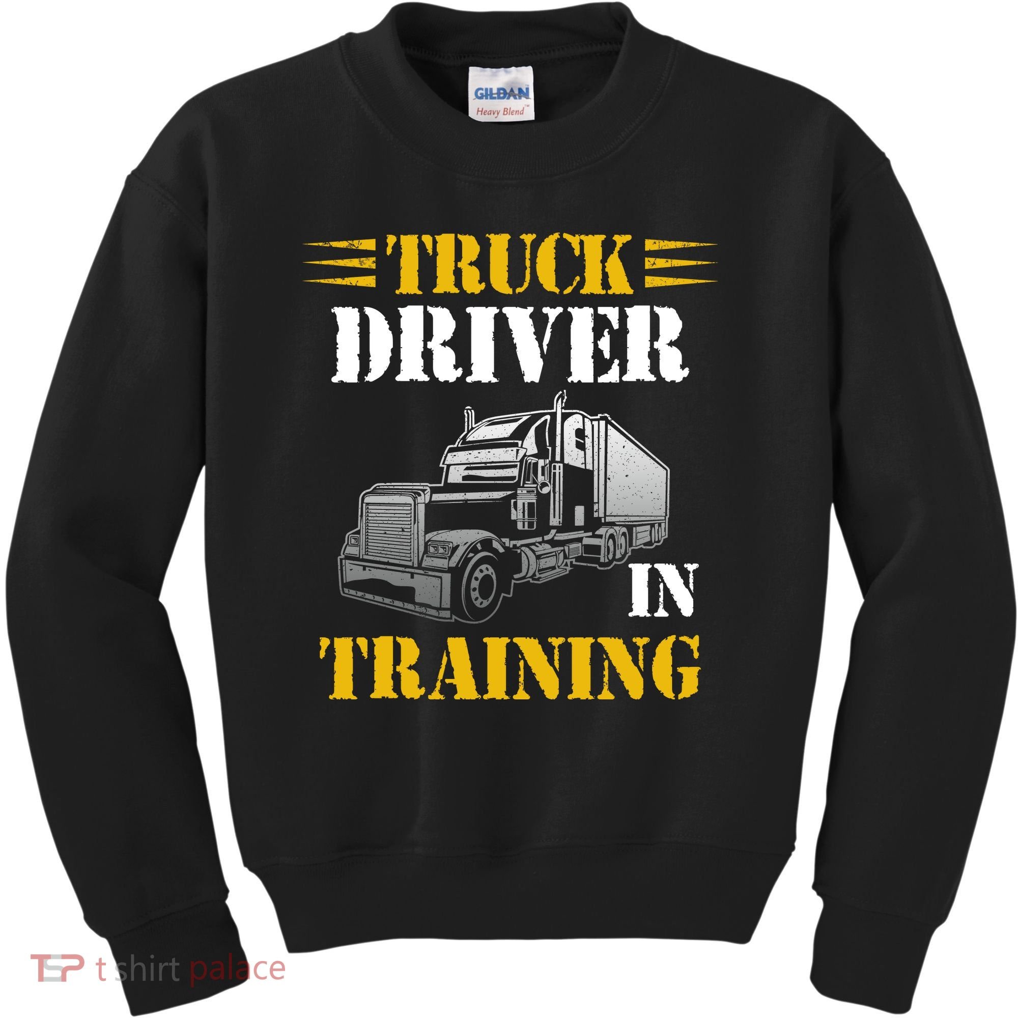 Truck Driver In Training Kids Sweatshirt