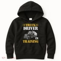 Truck Driver In Training Kids Hoodie thumb 0