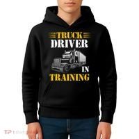Truck Driver In Training Kids Hoodie thumb 4